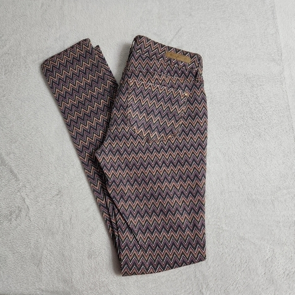 Mavi Jeans Womens 27 Alexa Chevron Skinny Mid Rise Denim - Picture 6 of 9